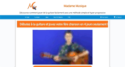 Desktop Screenshot of madame-musique.com